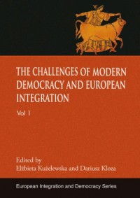 The challenges of modern democracy - okładka książki