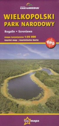 Wielkopolski Park Narodowy. Mapa - okładka książki