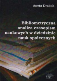 Bibliometryczna analiza czasopism - okładka książki