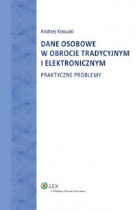 Dane osobowe w obrocie tradycyjnym - okładka książki