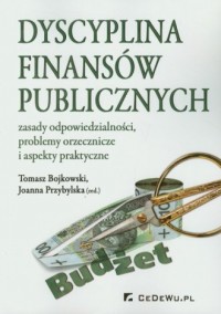 Dyscyplina finansów publicznych - okładka książki