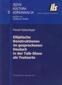 Elliptische Konstruktionen im gesprochenen - okładka książki