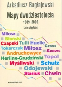 Mapy dwudziestolecia 1989-2009. - okładka książki