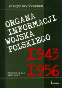 Organa informacji Wojska Polskiego - okładka książki