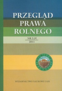 Przegląd Prawa Rolnego 2 (9) 2011 - okładka książki