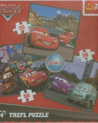 Auta 2 (puzzle 3 w 1, mix) - zdjęcie zabawki, gry