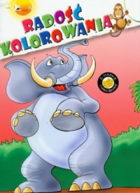 Słoń. Radość kolorowania - okładka książki