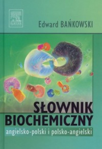 Słownik biochemiczny angielsko-polski - okładka książki