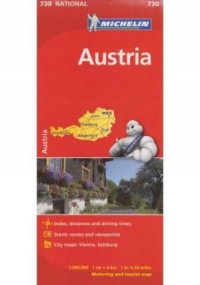 Austria. Mapa Michelin (skala 1: - okładka książki