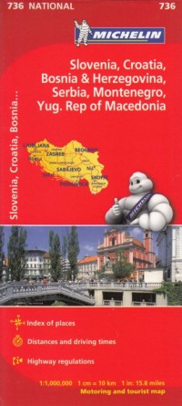 Bałkany / Balkans. Mapa Michelin - okładka książki