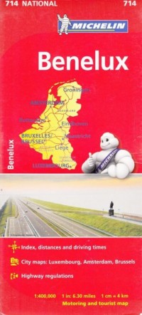 Benelux. Mapa Michelin (skala 1: - okładka książki