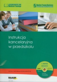Instrukcja kancelaryjna w przedszkolu - okładka książki