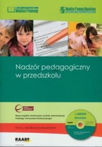 Nadzór pedagogiczny w przedszkolu - okładka książki
