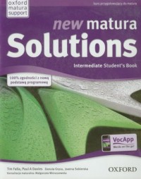 New Matura Solutions Intermediate - okładka podręcznika