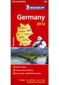 Niemcy / Germany. Mapa Michelin - okładka książki