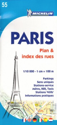 Paryż / Paris. Plan miasta Michelin - okładka książki