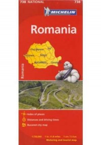 Rumunia / Romania. Mapa Michelin - okładka książki