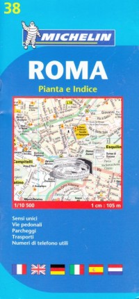 Rzym / Roma. Plan miasta Michelin - okładka książki