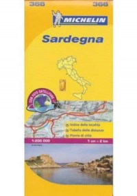 Sardynia / Sardegna. Mapa Michelin - okładka książki
