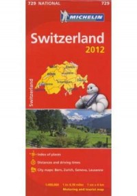 Szwajcaria / Switzerland. Mapa - okładka książki