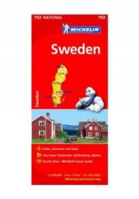 Szwecja / Sweden. Mapa Michelin - okładka książki