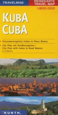 Travelmag Cuba (skala 1:800 000) - okładka książki