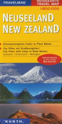 Travelmag New Zealand (skala 1:800 - okładka książki