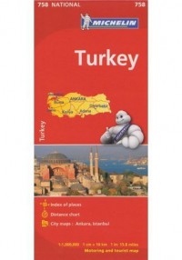 Turcja / Turkey. Mapa Michelin - okładka książki