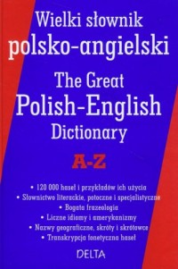 Wielki słownik polsko-angielski - okładka książki