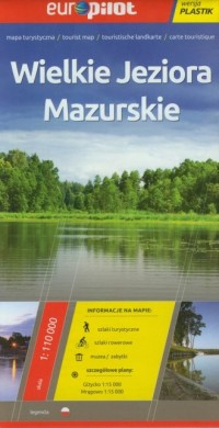 Wielkie Jeziora Mazurskie. Foliowana - okładka książki
