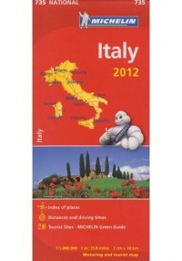 Włochy / Italy. Mapa Michelin (skala - okładka książki