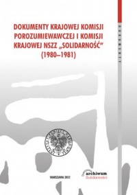 Dokumenty Krajowej Komisji Porozumiewawczej - okładka książki