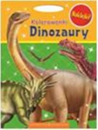 Duże kolorowanki. Dinozaury - okładka książki