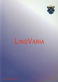 LingVaria 2006/2 - okładka książki