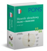 Słownik obrazkowy polsko-francuski - okładka książki