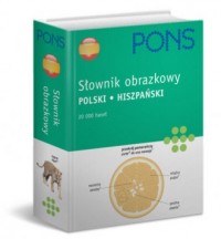 Słownik obrazkowy polsko-hiszpański - okładka książki