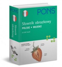 Słownik obrazkowy polsko-włoski - okładka książki