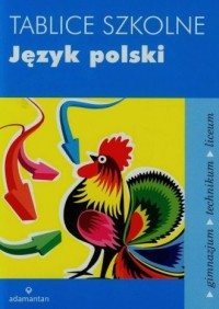 Tablice szkolne. Język polski. - okładka podręcznika