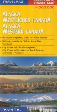 Alaska Western Canada (skala 1:4 - okładka książki
