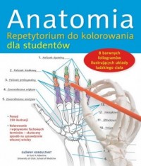 Anatomia. Repetytorium do kolorowania - okładka książki
