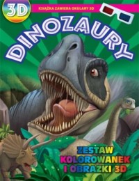 Dinozaury (kolorowanki i obrazki - okładka książki
