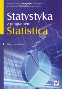 Statystyka z programem Statistica - okładka książki