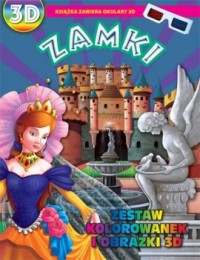 Zamki (kolorowanki i obrazki 3D) - okładka książki