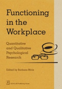 Functioning in the workplace. Quantitative - okładka książki