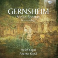 Gernsheim: Violin Sonatas. First - okładka płyty