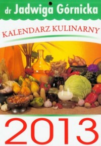 Kalendarz kulinarny 2013 - okładka książki