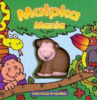 Małpka Mania chichocze w dżungli - okładka książki