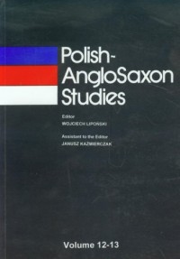 Polish-AngloSaxon Studies vol. - okładka książki