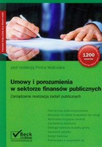 Umowy i porozumienia w sektorze - okładka książki