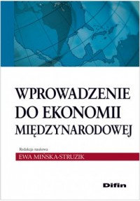 Wprowadzenie do ekonomii międzynarodowej - okładka książki